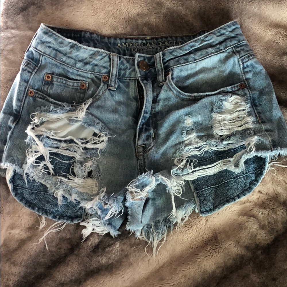American eagle high waisted shorts